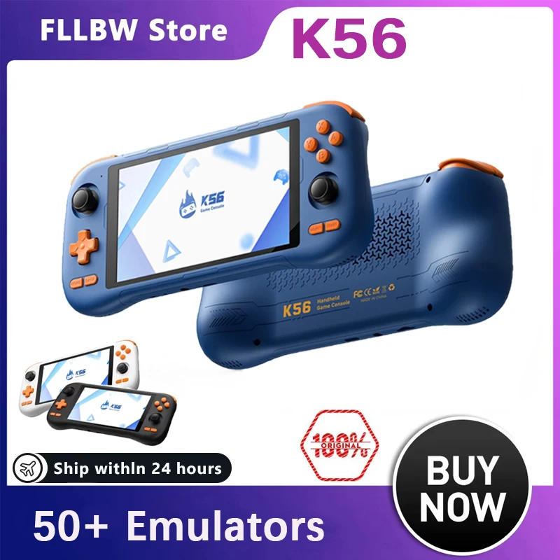 New K56 Handheld Game Console 5.5-inch large screen,android 14, downloading games from the Google Store 128G