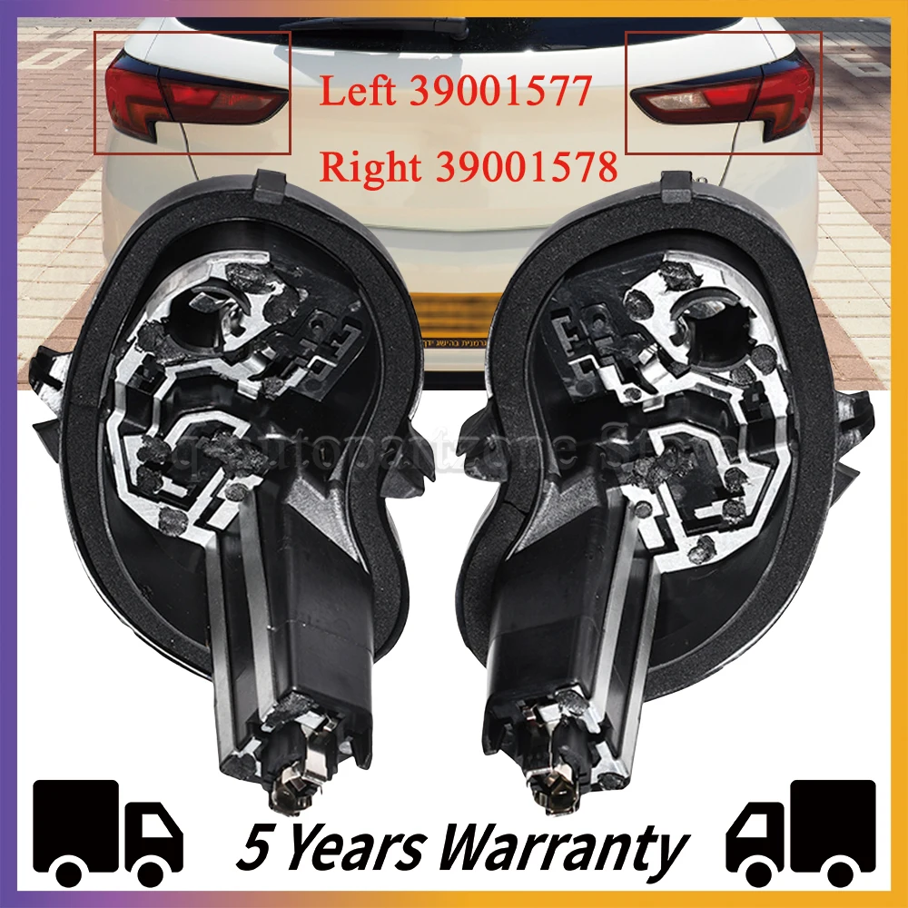 

Rear Left Right Light Lamp Bulb Holder With Plug For Vauxhall Astra K 2016+ 39001577 39001578