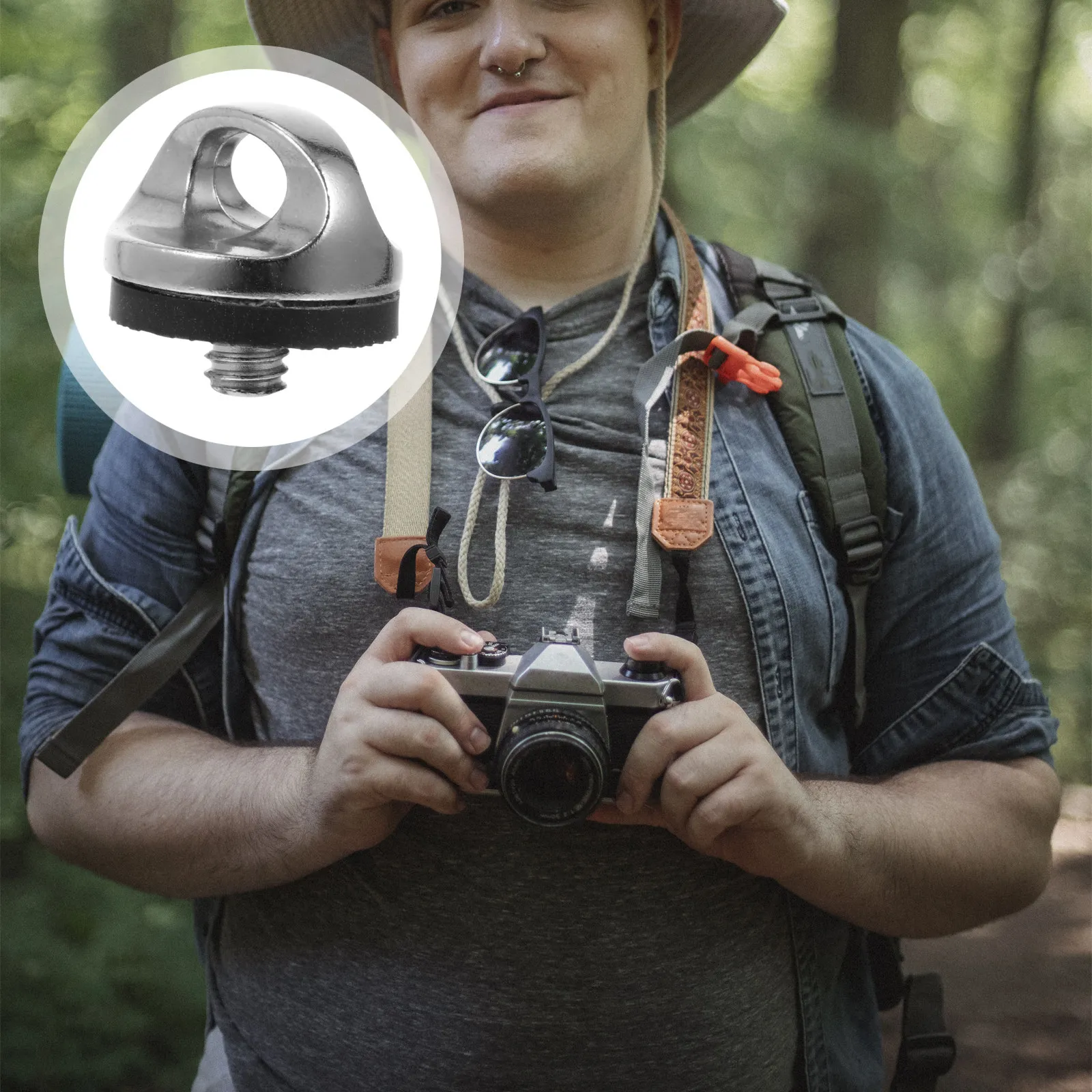 Camera D-Ring Screw Camera Neck Strap Screw Camera Wrist Strap Screw Camera Accessory Screw for Neck Sling Strap