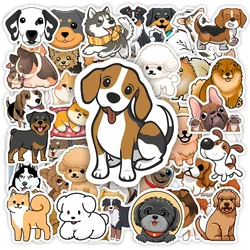 Autocollants Kawaii imperméables pour animaux de compagnie, jouet décoratif, graffiti, décalcomanie pour téléphone, bagages, ordinateur portable, HI Scrapbook, dessin animé, chien, chiot, bricolage