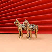 Horse Figure Home Decor Ornament Horse Brass Statue Ornament Get Rich Handicraft