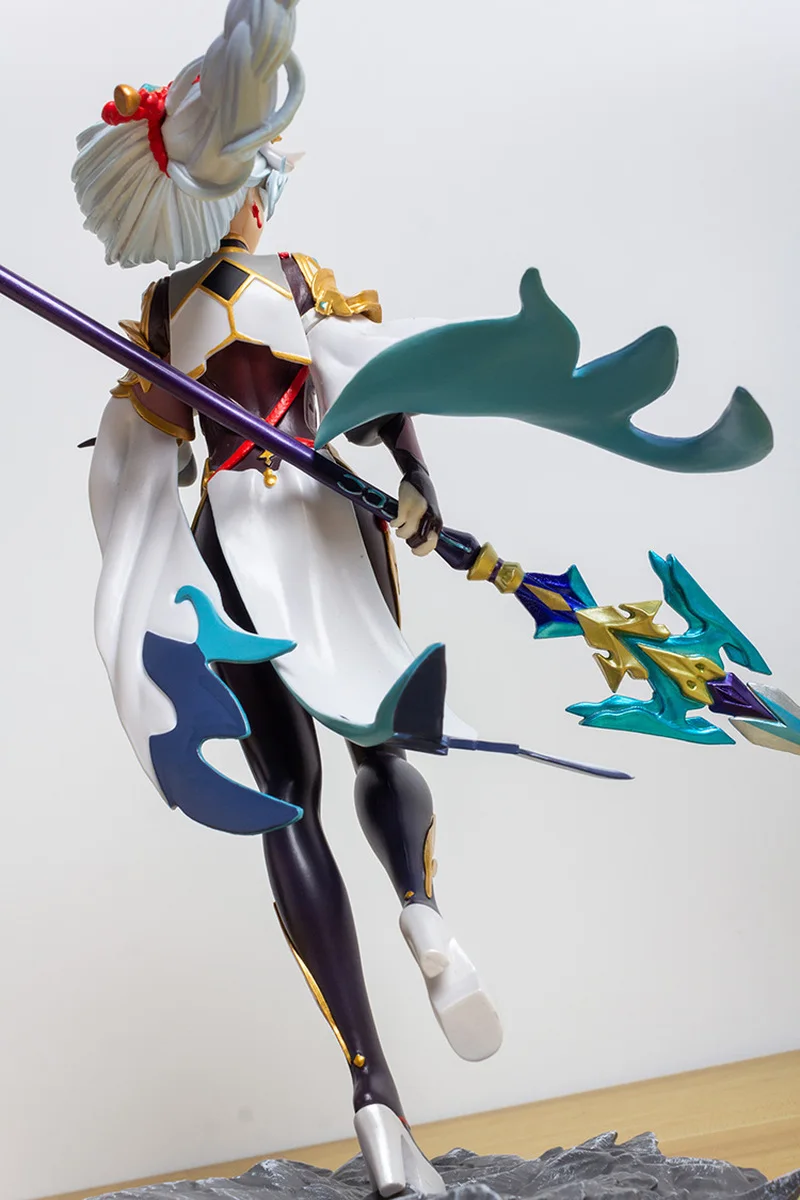 Genshin Impact Shenhe Anime Figure, Figurine d'action sexy, Statue en PVC, Collection de poupées modèles, Décoration de chambre, Jouet, 29cm