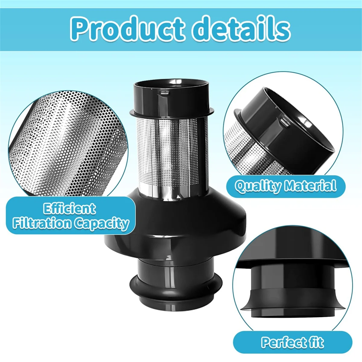 Сменный держатель фильтра, подходящий для пылесоса Tineco A10/A11/S11 серии Pure ONE/S12, моющийся сетчатый фильтр для пылесоса
