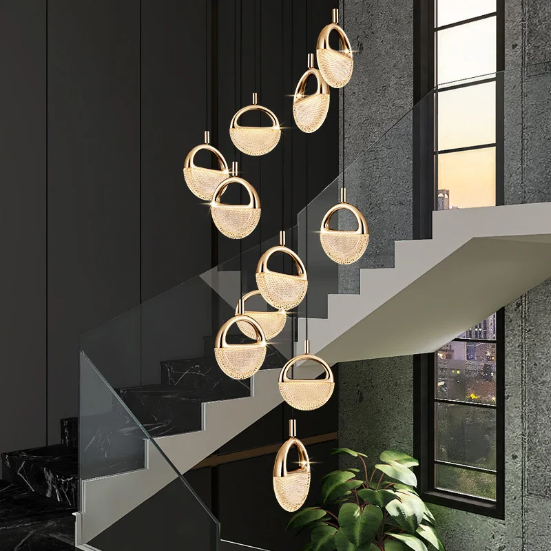 Crystal LED Pendant Light Indoor Lighting For Luxury Home Kitchen Living Dining Table Room Decoration Nordic Luxury Hanging Lamp image 2
