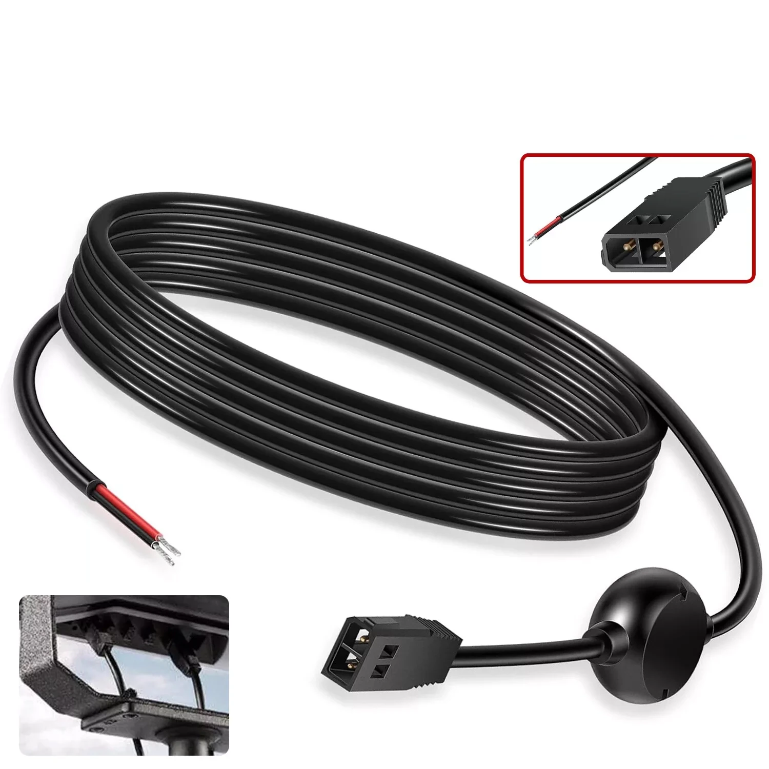 PC 11 Filtered Power Cable 720057-1 Fit for Humminbird All Helix 8/9/10/12/15, 800/900/1100 Series, 797, 798 6 Feet, Waterproof