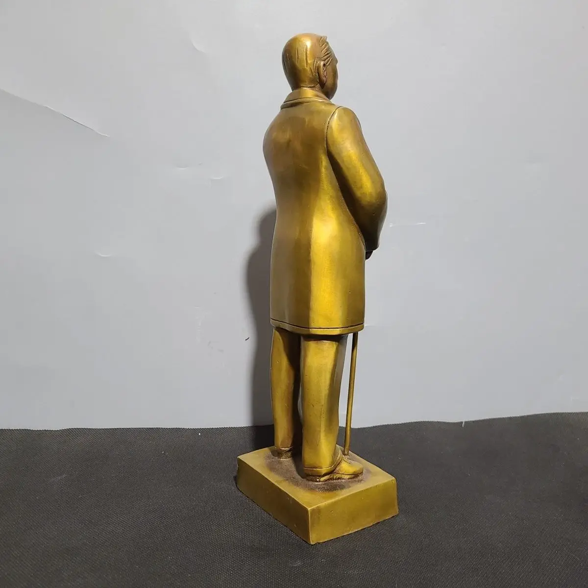 Brass all-copper Sun Yat-sen large full-body bronze statue, bust of the great man Sun Wen, the father of the country, figure scu