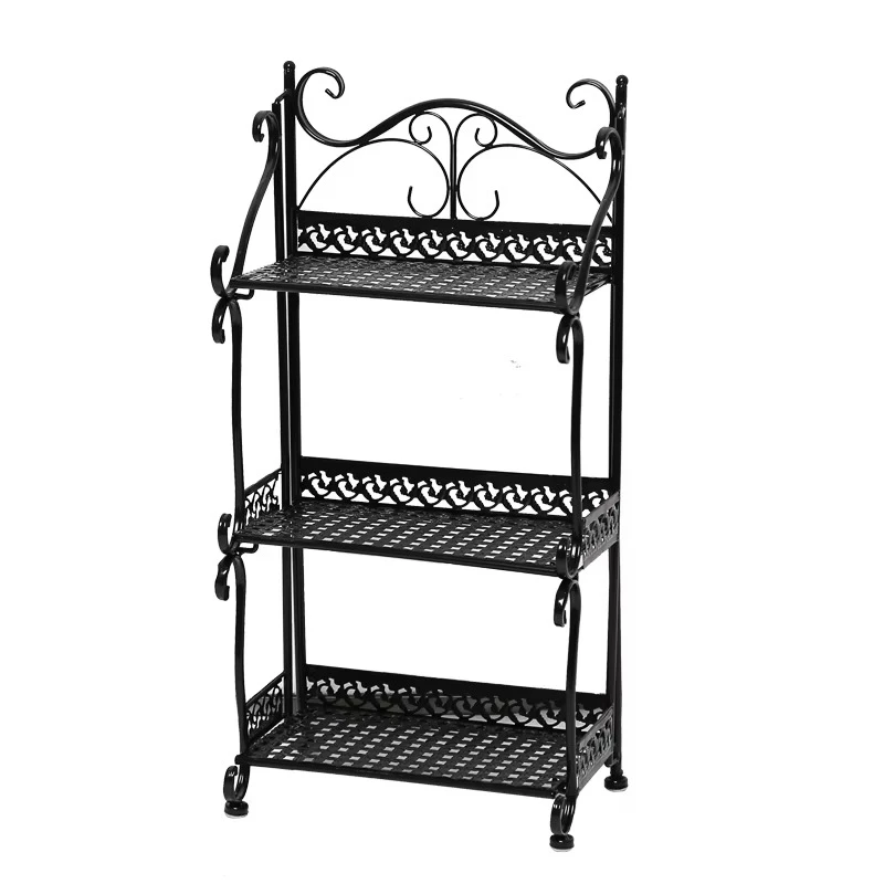 Kitchen Shelf Metal Iron Storage Wire Display Shelf Storage