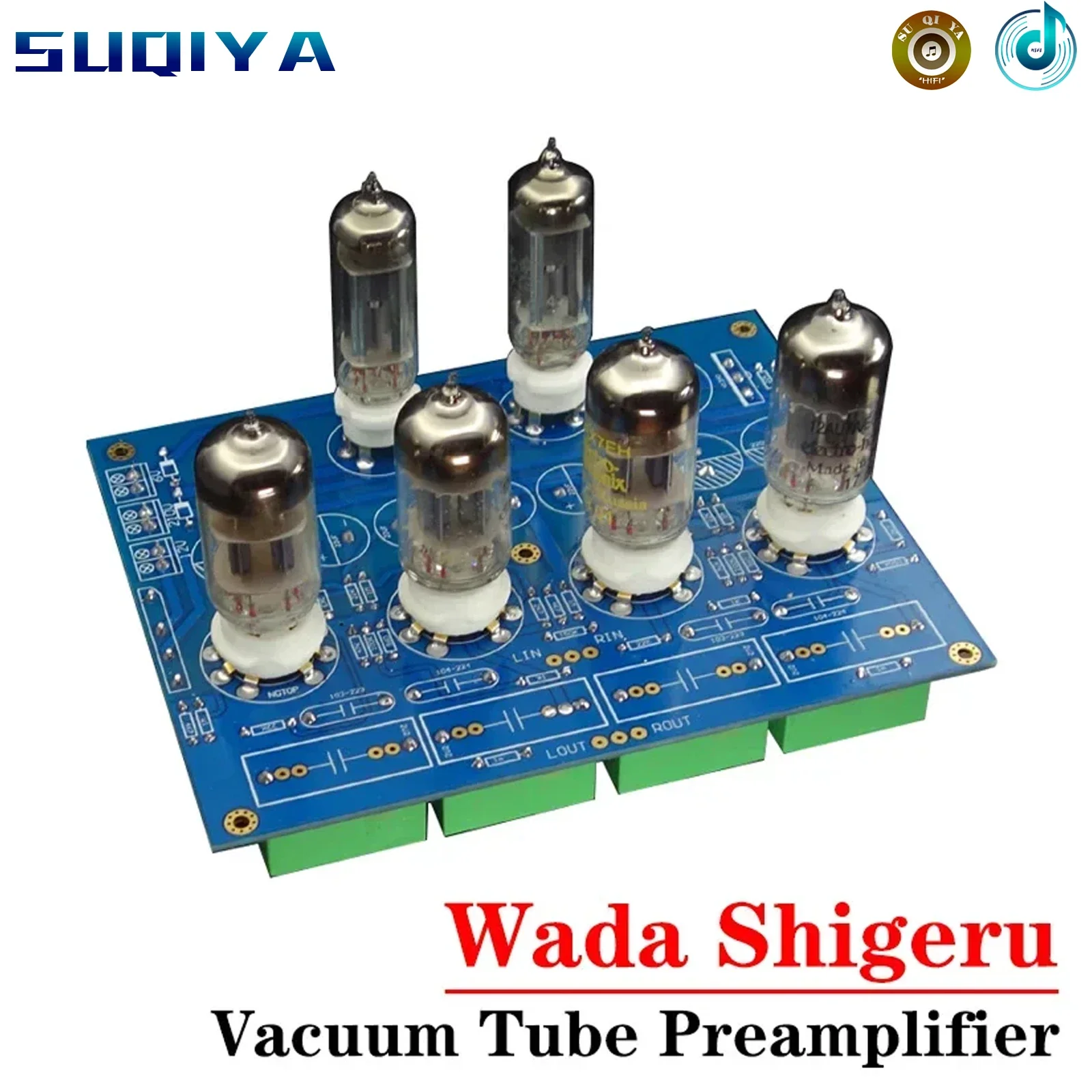 

12AT7 Vacuum Tube Preamplifier Kit Diy Wada Shigeru Marantz 7 Circuit Improved Version with Low Distortion Diy Amplifier Audio