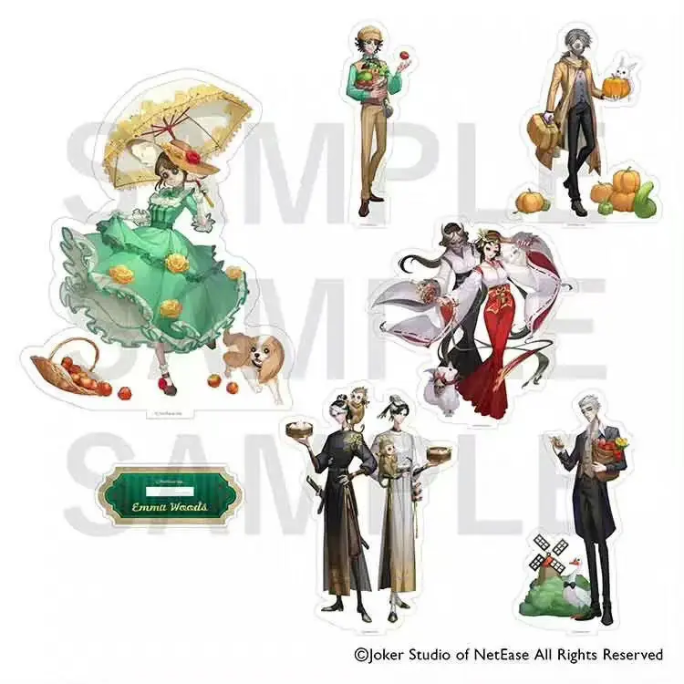 

Anime Prospector Emma Woods Embalmer Game Identity V Acrylic Stand Doll Figure Model Plate Cosplay Toy For Gift