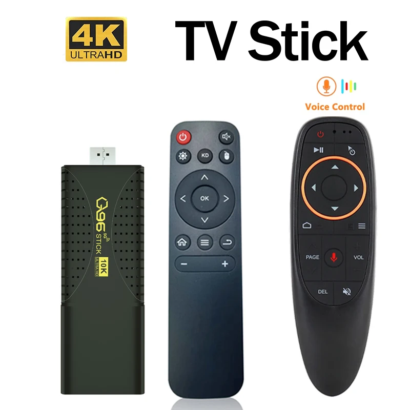 

Q96 10K TV Stick Android 12 Rockchip Quad Core HDR 4K TV Box 8GB Media Player 4G WiFi HDMI Smart Android TV PKDQ03 Z1