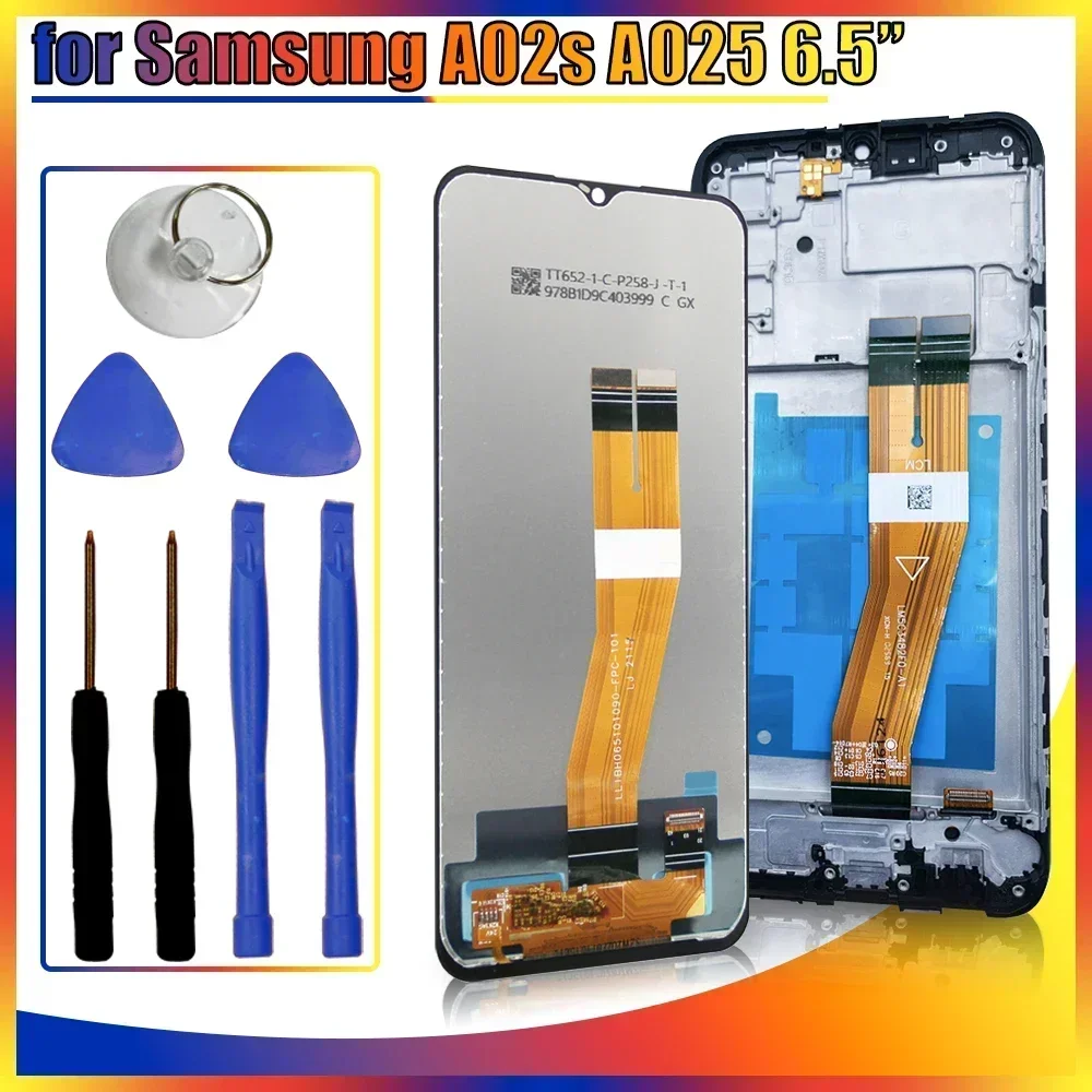 

6.5" A02s Display for Samsung Galaxy A02s A025 LCD Display Touch Screen Digitizer for Samsung A02s A025M A025F/DS Screen Diaplay