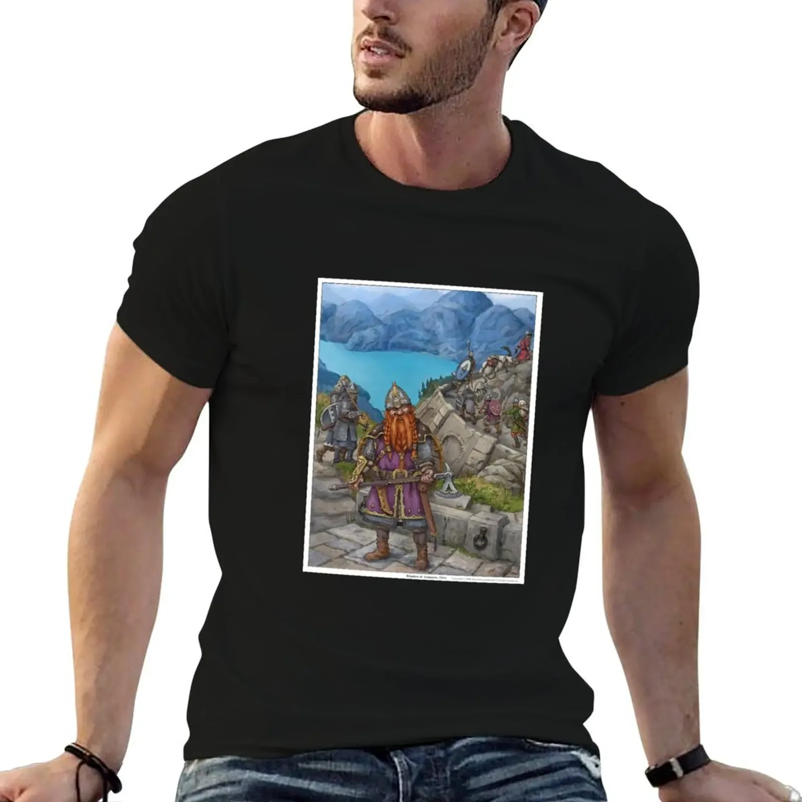 Dwarven Kingdom T-Shirt plus size clothes plus size tops men t shirts high quality