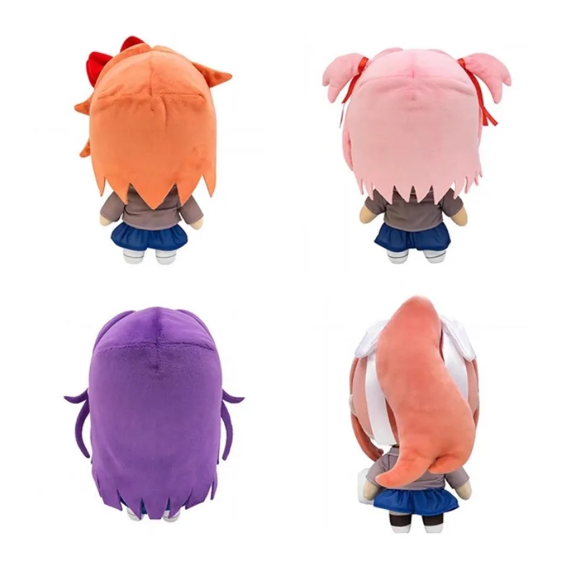 DDLC Anime Character Mini Doll Sayori Monika Yuri Natsuki Cute Doll Toy Home Decor Ornament Birthday Gift view 4