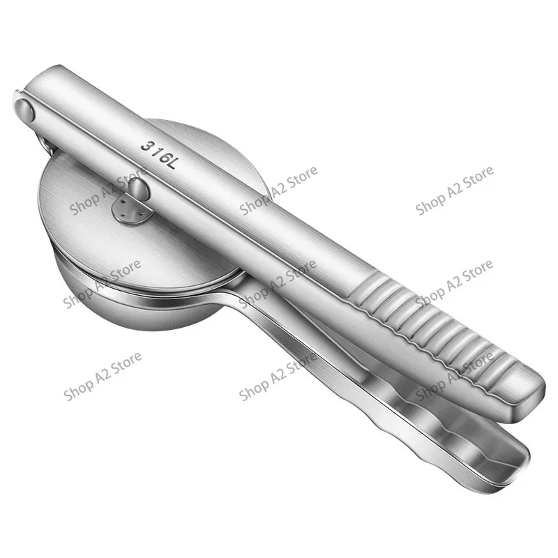 316L Stainless Steel Manual Lemon Squeezer Heavy Duty Hand Press Fruit Juicer Citrus Press Orange Lime Squeezer for Home Kitchen