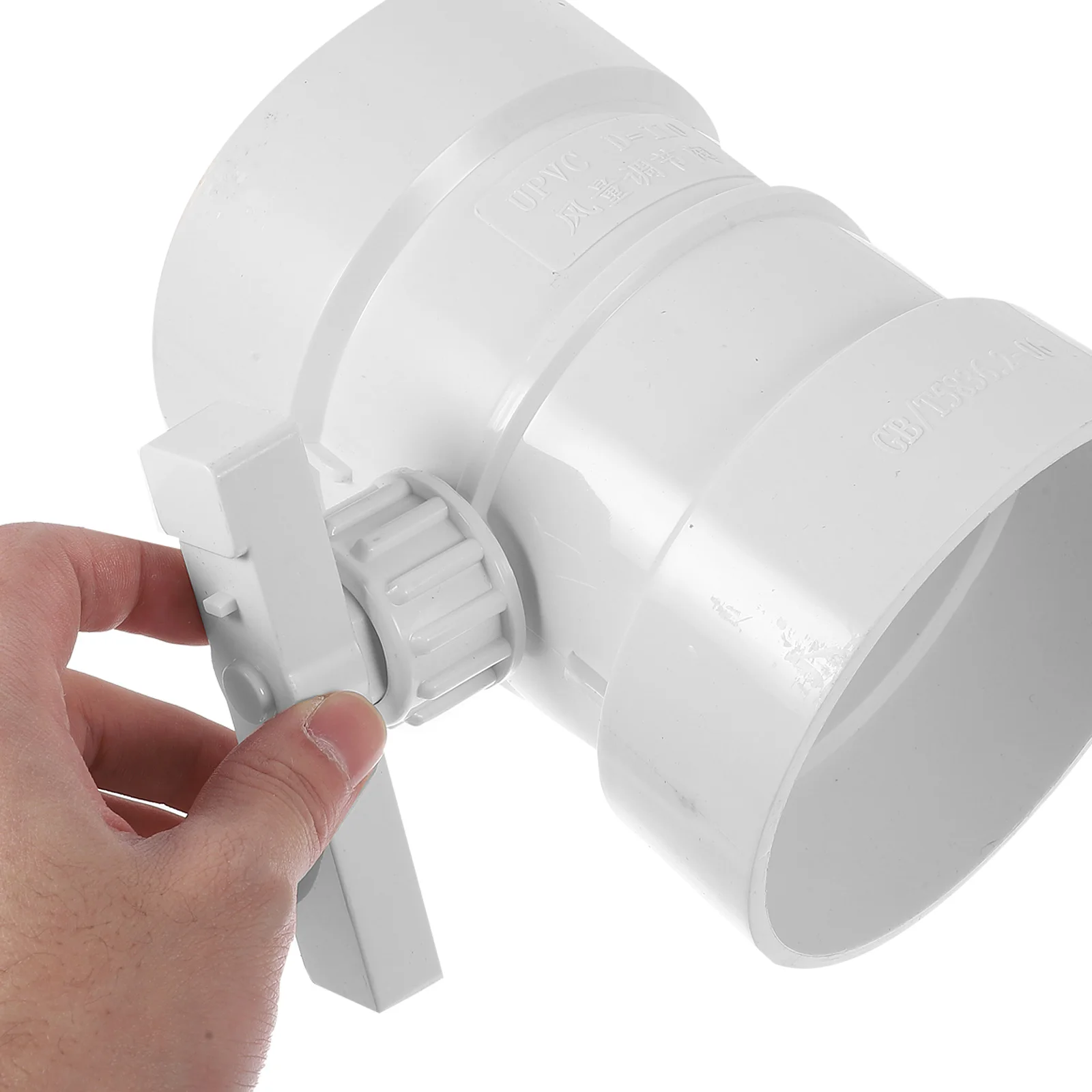 

Plastic Control Valve Φ110 Manual Draft Stopper for HVAC Ventilation System Pipe Duct Air Damper Valve Gardening