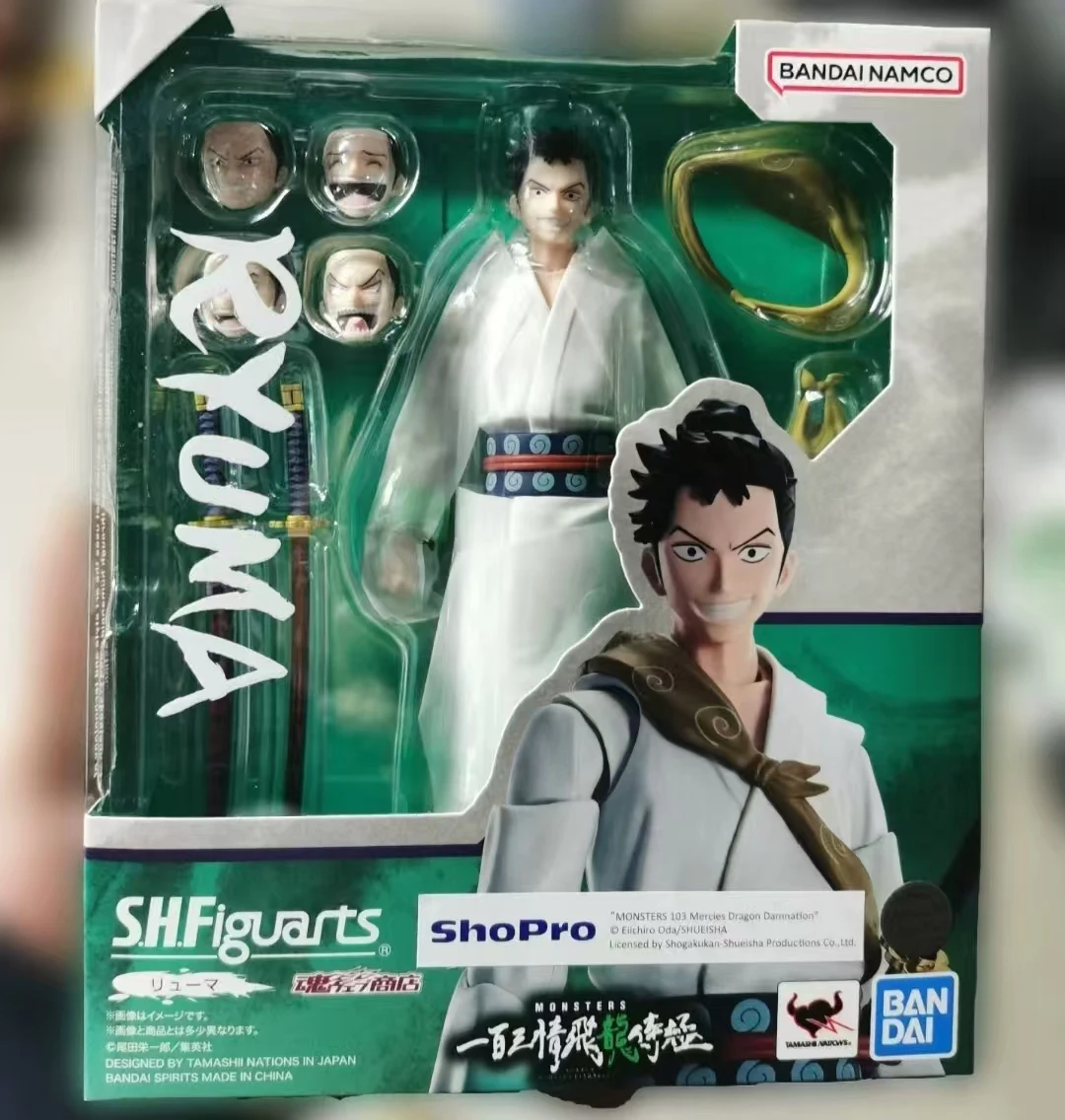 

【Оригинал】BANDAI SHF MONSTERS 103 Mercies Dragon Damnation Ryuma, экшн-фигурка, модель игрушки