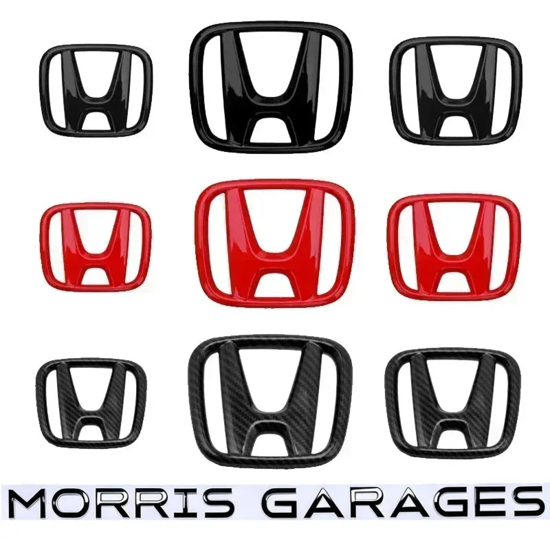Naklejka z emblematem na bagażnik samochodowy i przedni grill 2 szt. do Honda Accord Civic 10th 8th FIT URV VEZEL CRIDER Inspire CRV XRV Odyssey — 2