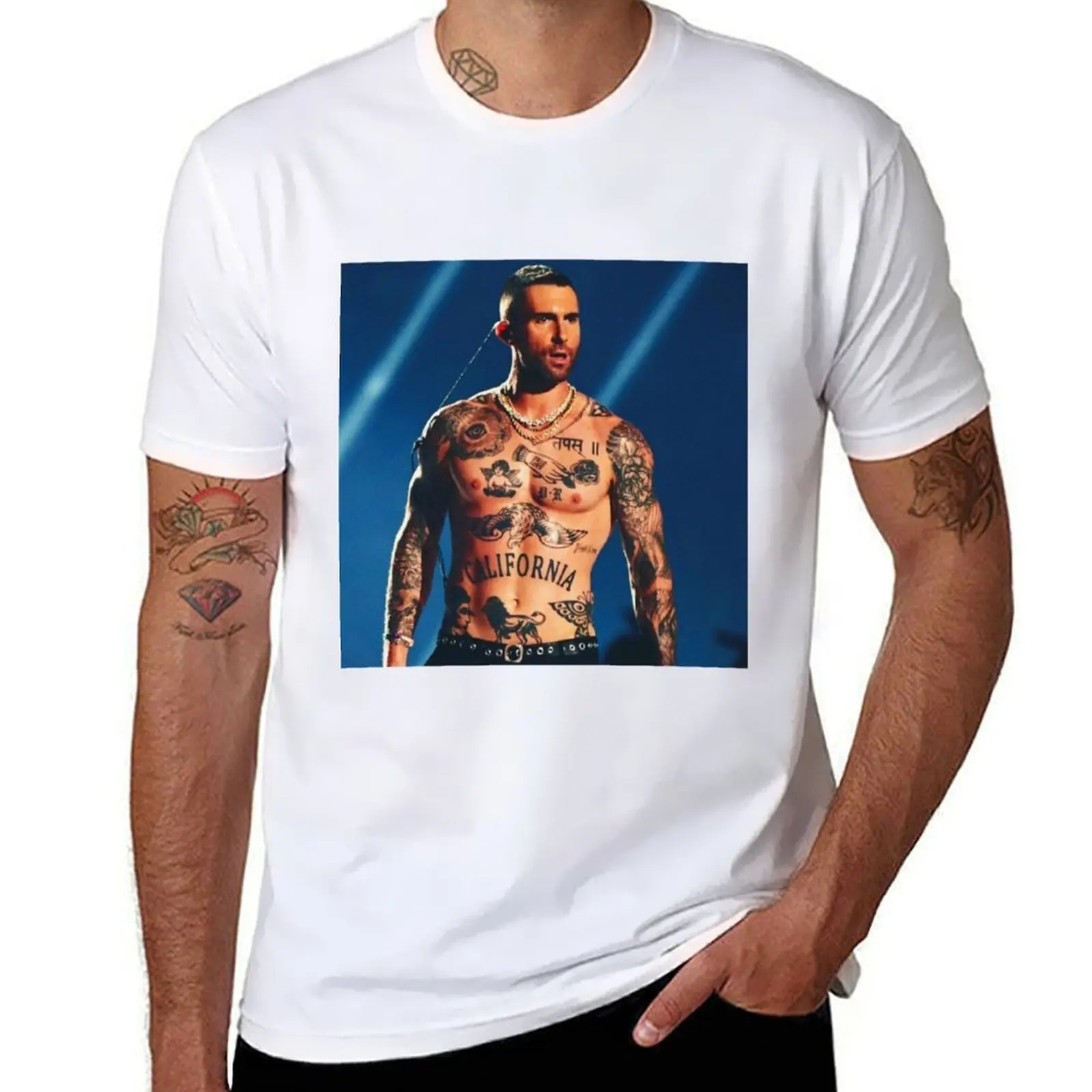 

adam levine T-Shirt t shirt for man 100 percent cotton t shirts for man graphic vintage T-Shirt