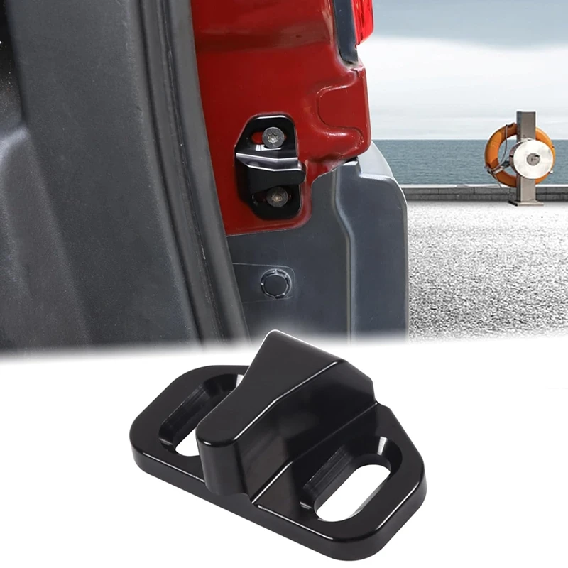 Car Tailgate Lock Buckle For Toyota FJ Cruiser Prado FJ120 FJ150 RAV4 Rear Door Stopper Limiter Striker Cushion Reduces