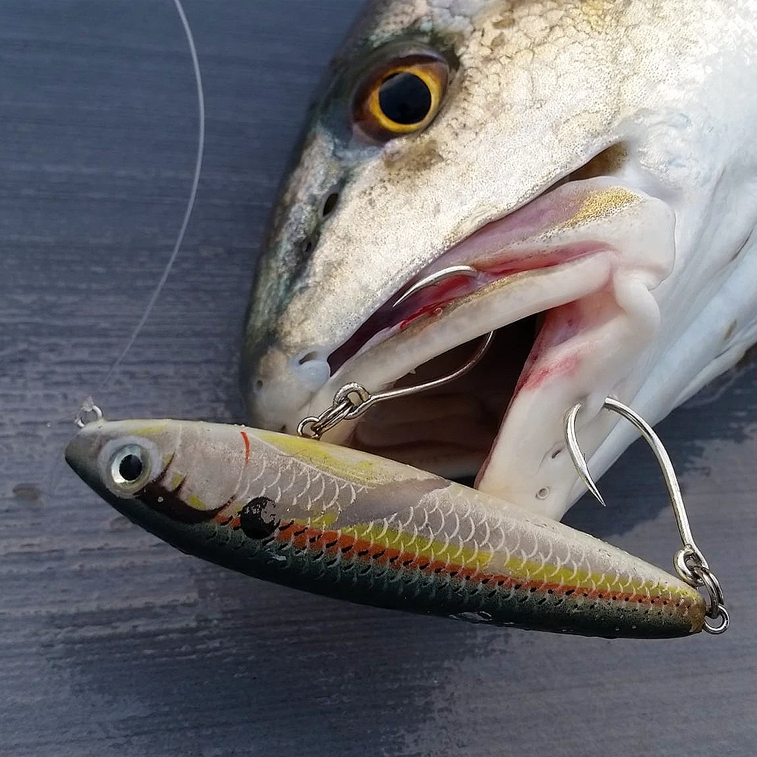 FishTrip Inline Single Hook Lures Hook Saltwater Hook Wide Gap for Replace Treble Hooks on Lures, Big Game Predator