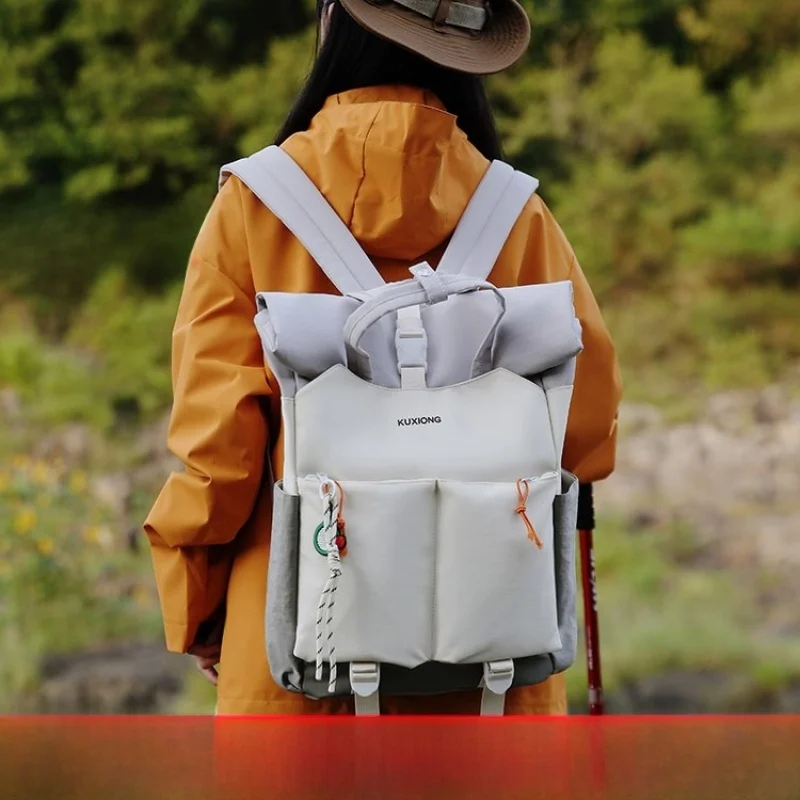 New  Style Hiking Backpack Unisex Lightweight Dual-Shoulder Bag Outdoor Climbing Bag Travel Simple Design Student Resear...