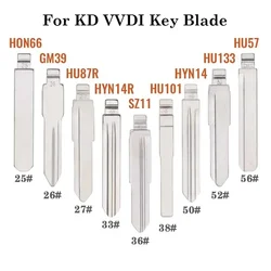 Replacement Metal Uncut Blank Blade For KeyDiy Xhorse VVDI JMD KD Universal Remote Flip Blade For Suzuki Buick Chevrolet