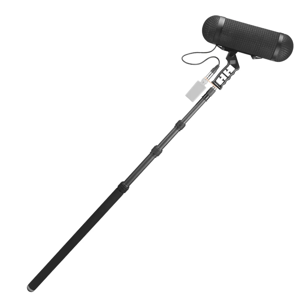 

E-IMAGE BPMK1 Professional Microphone Boompole Mount & Windshield System Small Size With Safety Case