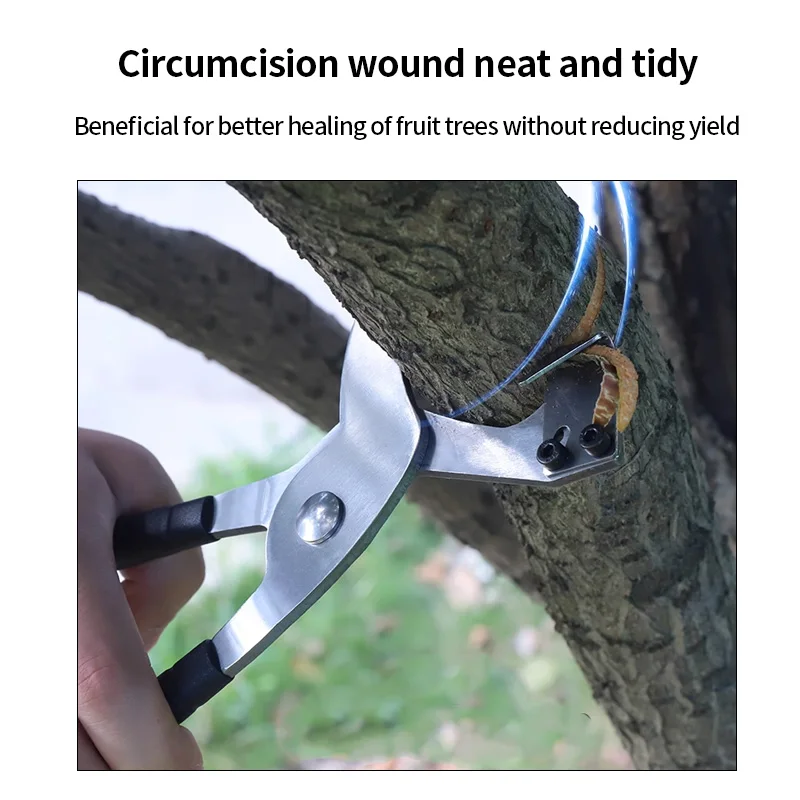 Fruit tree ring peeling knife Fujiwara ring cutting knife garden tool bark nail cutting knife ring peeling scissors pliers