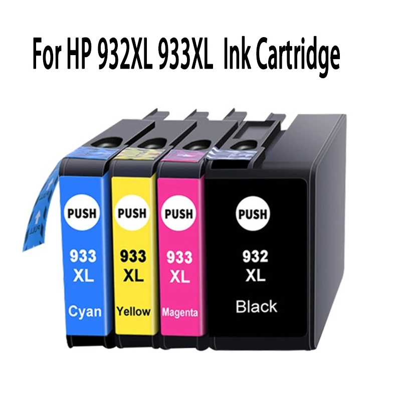 932XL 933XL for HP932XL 933XL Replacement Ink Cartridge for HP 932 933 Officejet 6100 6600 6700 7110 7610 7612 Printer
