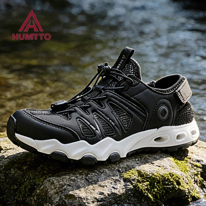 HUMTTO Men Upstream Shoes Outdoor women  Breathable Mesh Quick drying ankle water Sneakers Non-slip Trekking Wading Aqua Shoes