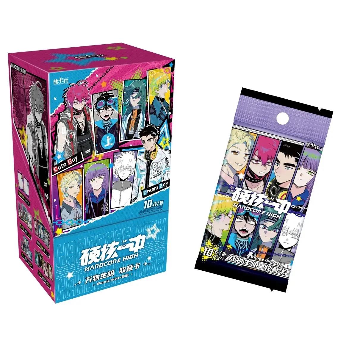 Card.Fun Hardcore No.1 Middle School Collection Card Cartoon Creativity Modeling Entertainment Game Cards Gift Character Card