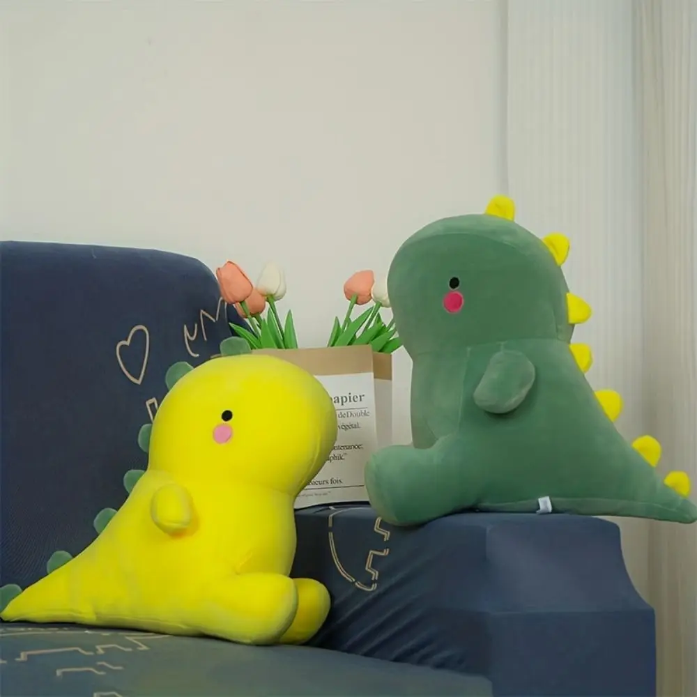 Peluche en forme de dinosaure pour bébé et enfant, jouet mignon et doux, motif dessin animé, idéal pour un anniversaire, 25cm