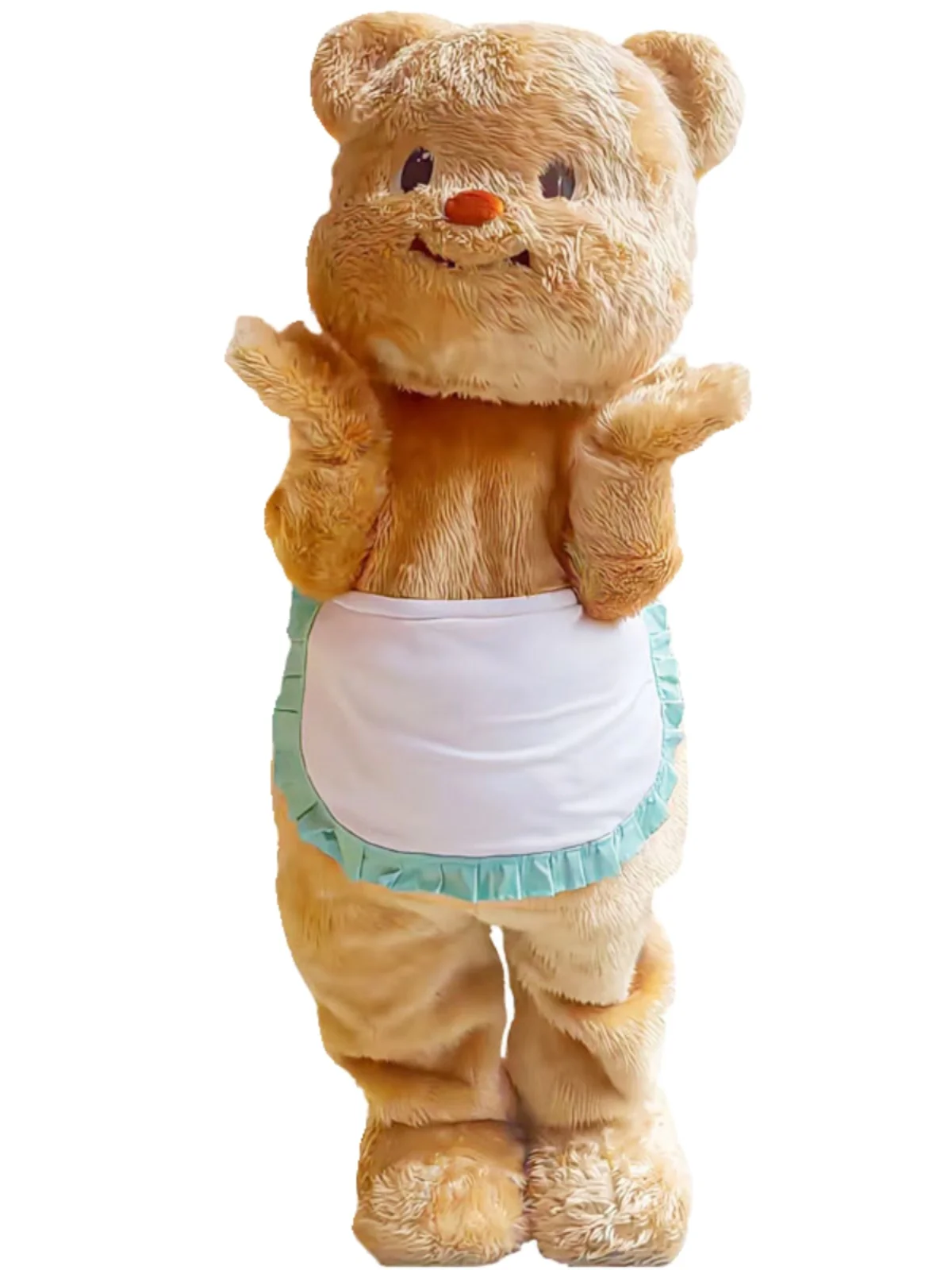 جديد Butterbear زي التميمة مخبز الرقص الدب تأثيري حلي عطلة عيد ميلاد الاحتفال الكبار أداء الزي دمية حفلة