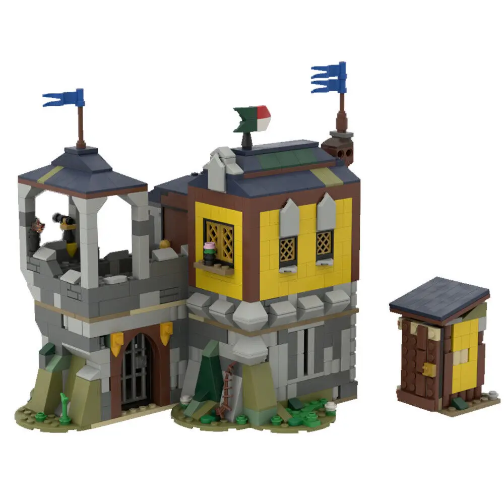 Soldier's Quarters Expension for Set 31120 Medieval Castle 1021 Pieces MOC