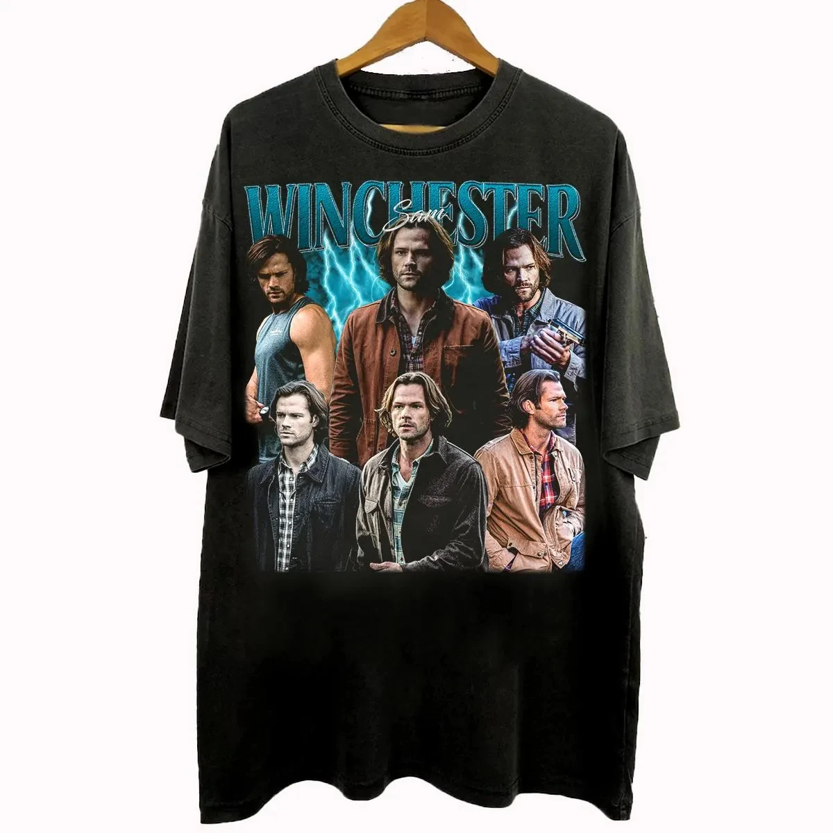 Vintage 90s Bootleg Style Sam Winchester T-Shirt Sam Winchester Supernatural Gifts For Man And Women Unisex T-Shirt