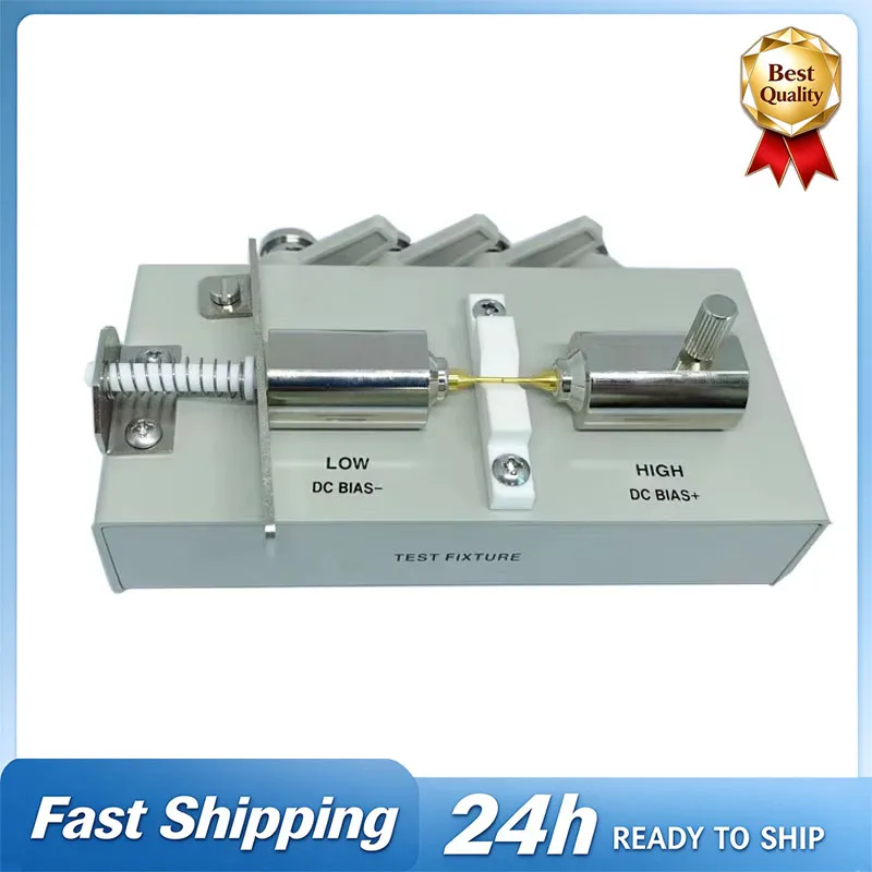 LCR Meter Four-terminal Test Clip SMD Patch Element Thimble Fixture Piezoelectric Ceramic Wafer Fixture LCR Bridge Test Fixture