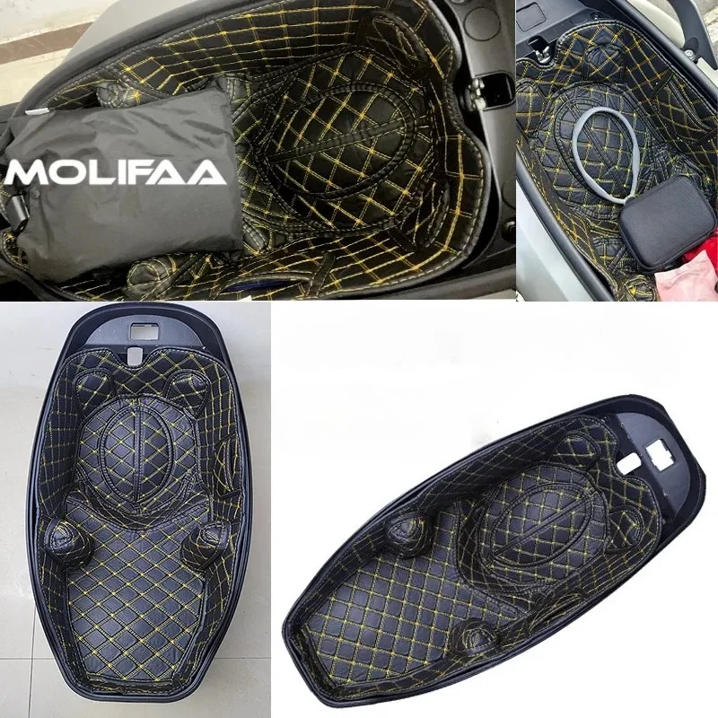 

Motorcycle PU Leather Seat Bucket For SYM HUSKY ADV 300 Cushion Pad Inner Liner Seat Protector Storage Box Cover Accessories
