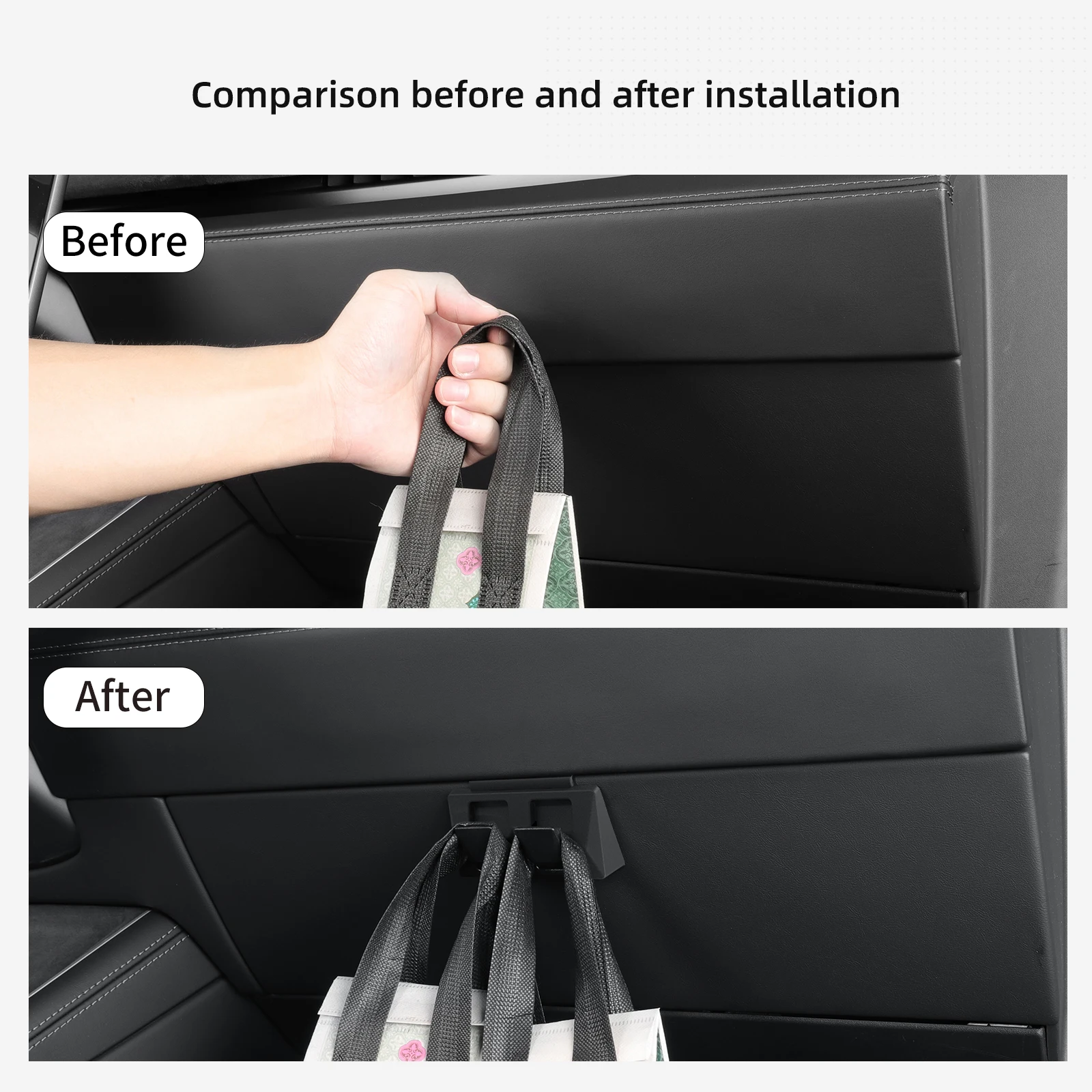 for Tesla Model Y Juniper 2025/Model 3 Highland 2025 Car Glove Box Storage Hook Interior Modification Functional Accessories