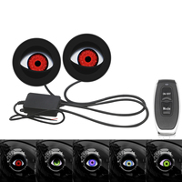Motorcycle Dynamic Devil Eyes LED Lights Remote Control Demon Eye Headlight Assembly Car Motorbike Retrofit Kits