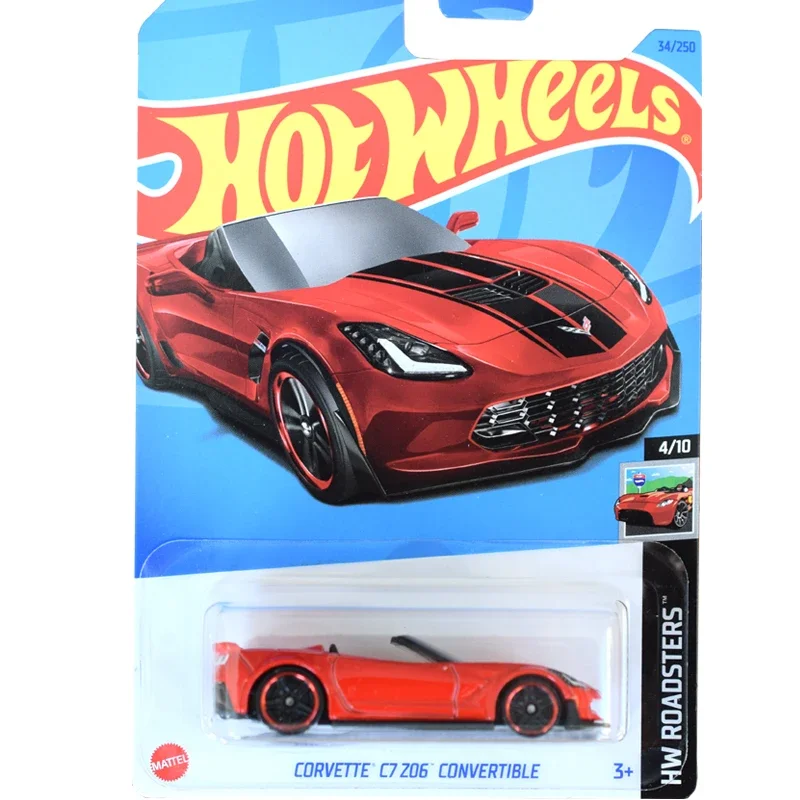 金属製の車輪付きモデル玩具車,c7,z06,1:64, 2023-34