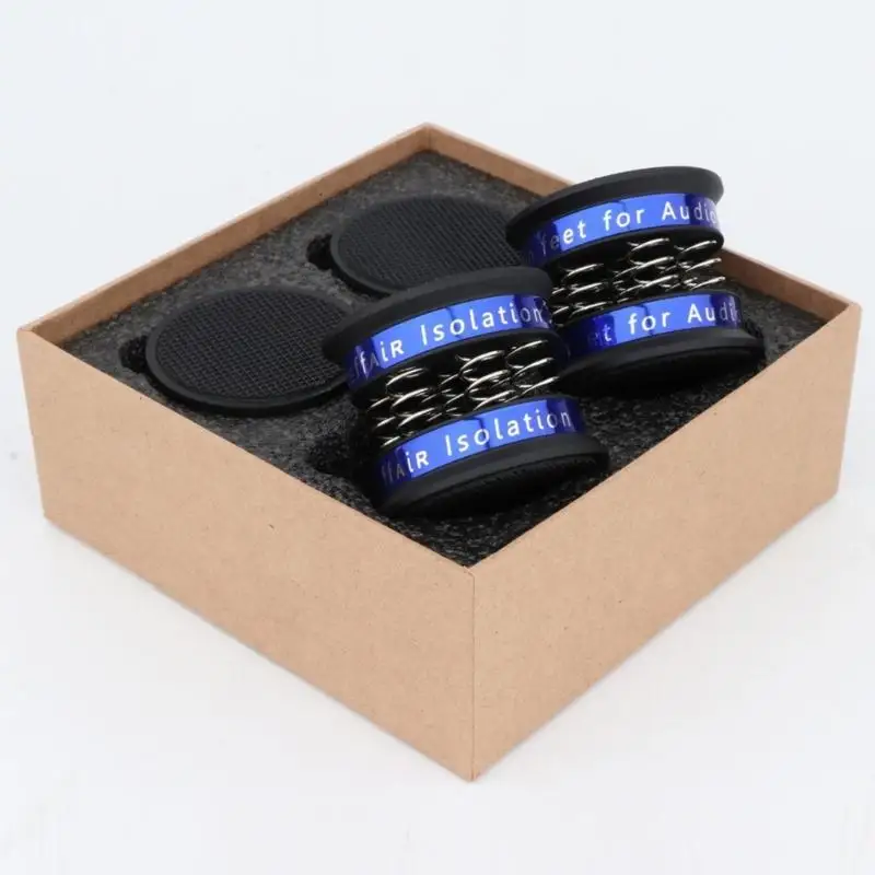 

652F 4 шт. Простая в установке антивибрационная ножка для систем Hi-Fi, обеспечивающая простое использование и эффективное