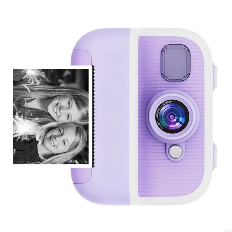 Children Digital Instand Camera with Photo Printing USB Charging Design Educational Camera Toy Girl Birthday Gift L8RB