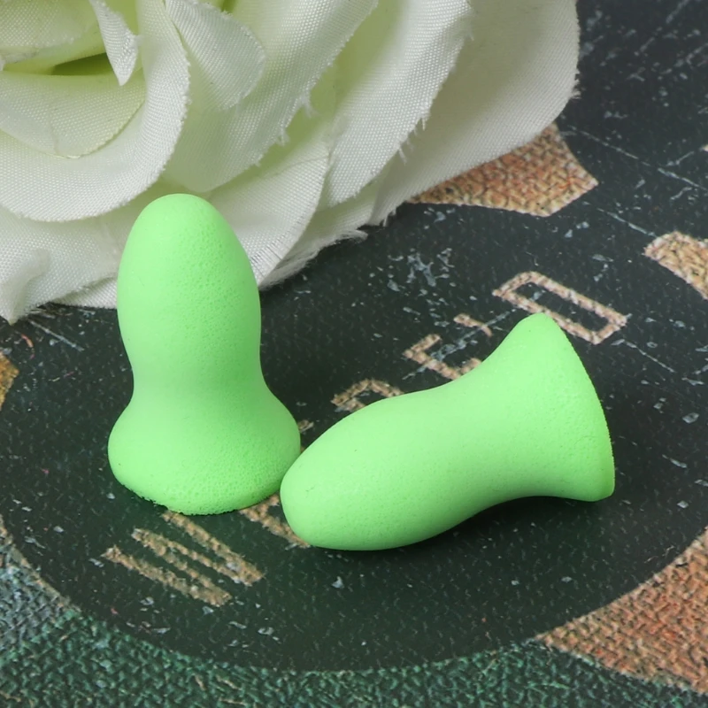 2pcs Soft Foam Tapered Earplug Travel Sleep Noise Reducer Ear Plug for Men