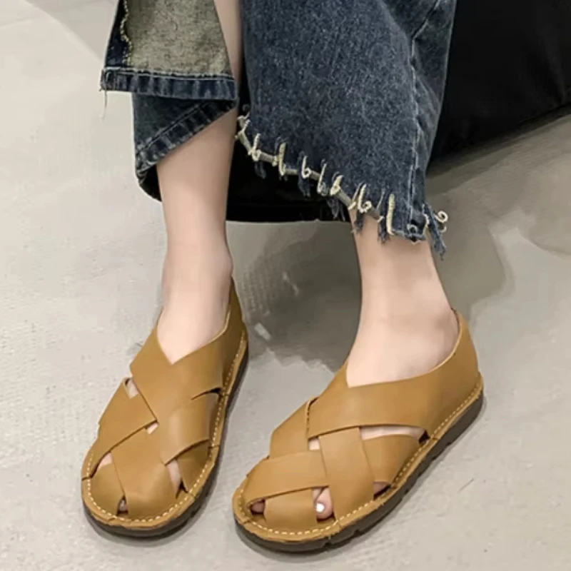 New Women Shoes Sandals Flat Low Heel Sneakers Casual Gladiator Barefoot Loafers Slip-on Summer Spring Comfortable on Promotion