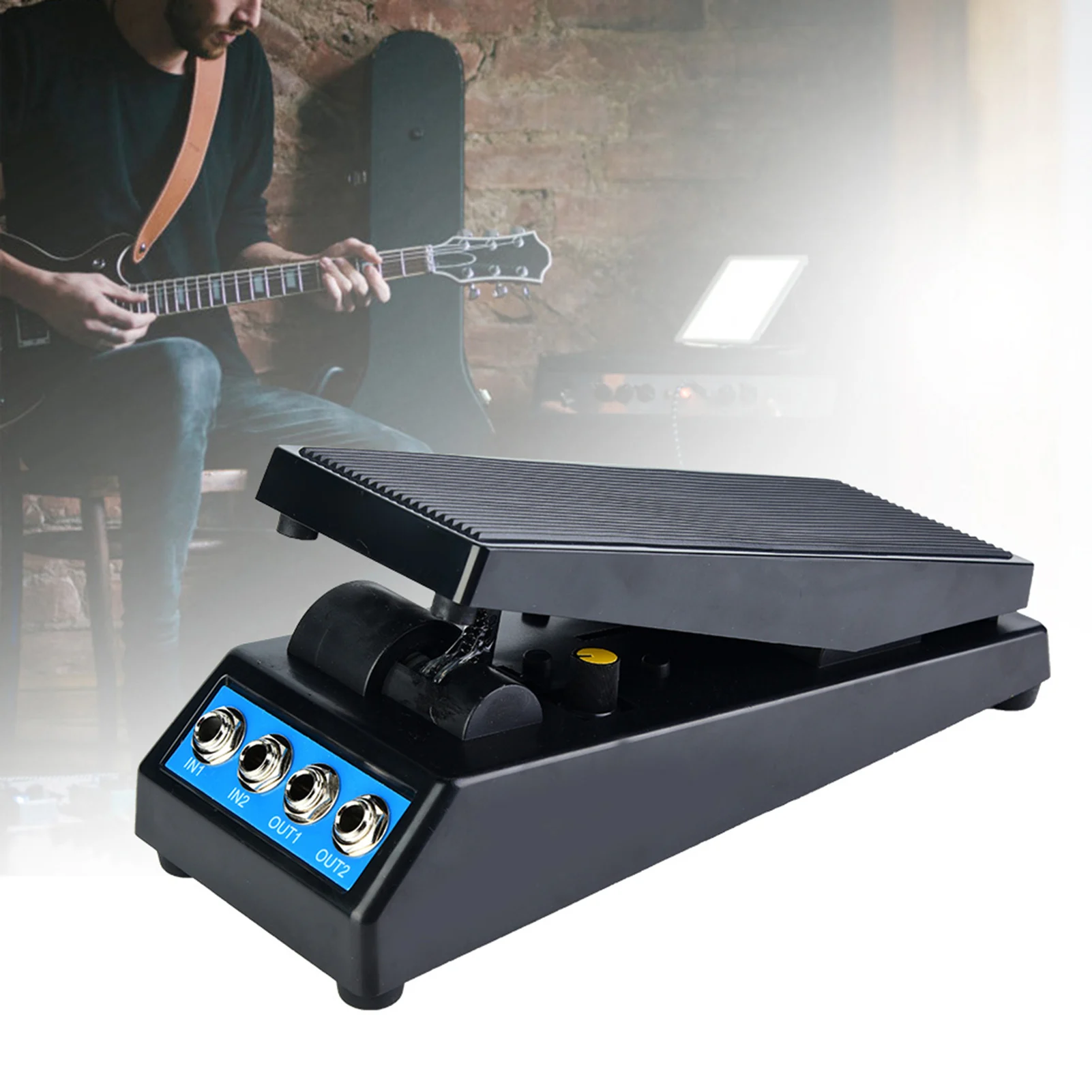 DF1511A Guitar Stereo Volume Pedal DJ Guitar Effect Pedal Dual Input &amp Output Guitar Effect Pedal Guitar Volume Pedal