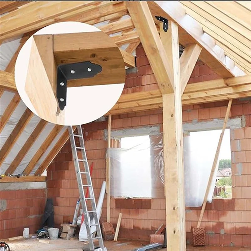 

ABRM-4Packs Угловой кронштейн 135 градусов Декоративные наколенники, заподлицо внутри, соединительная скоба 135 градусов, снаружи 45 градусов