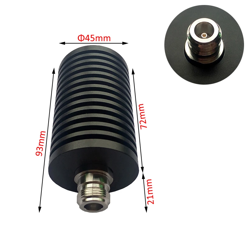 DC-3GHz/6GHz 50W N Female Termination Loads RF Coaxial Dummy Load 50Ohm