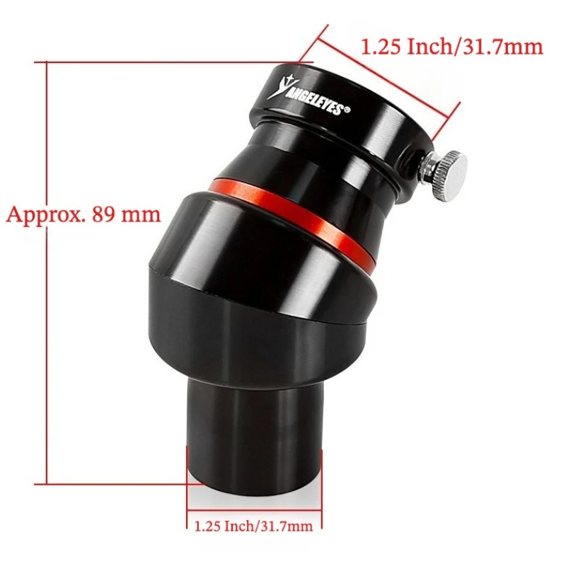 1.25''/ 2'' Full Metal 45° Correct Image Prism Diagonal Fully Multi-Coated Astronomical Telescope Accessories