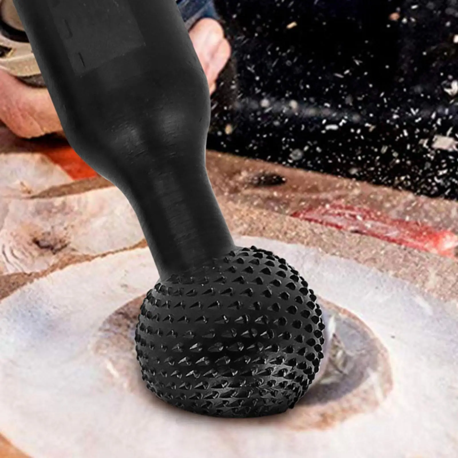 Carbon Steel Sphere Rotary File Carving File Bit Round Drill Bit for Wooden Trough Milling