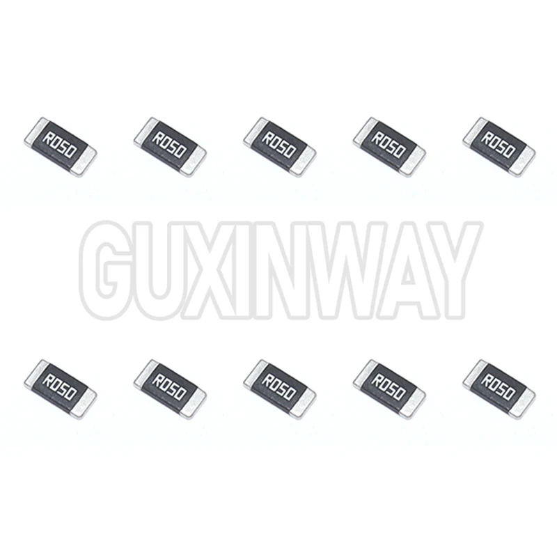 50 قطعة سبائك المقاومة 2512 SMD المقاوم عينات عدة R001 R002 R005 R008 R010 R015 R020 R025 R050 R100 10 أنواعX5 قطعة = 50 قطعة #3